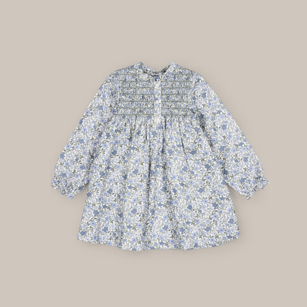 Vestido Niña Nidos Malaga Azul