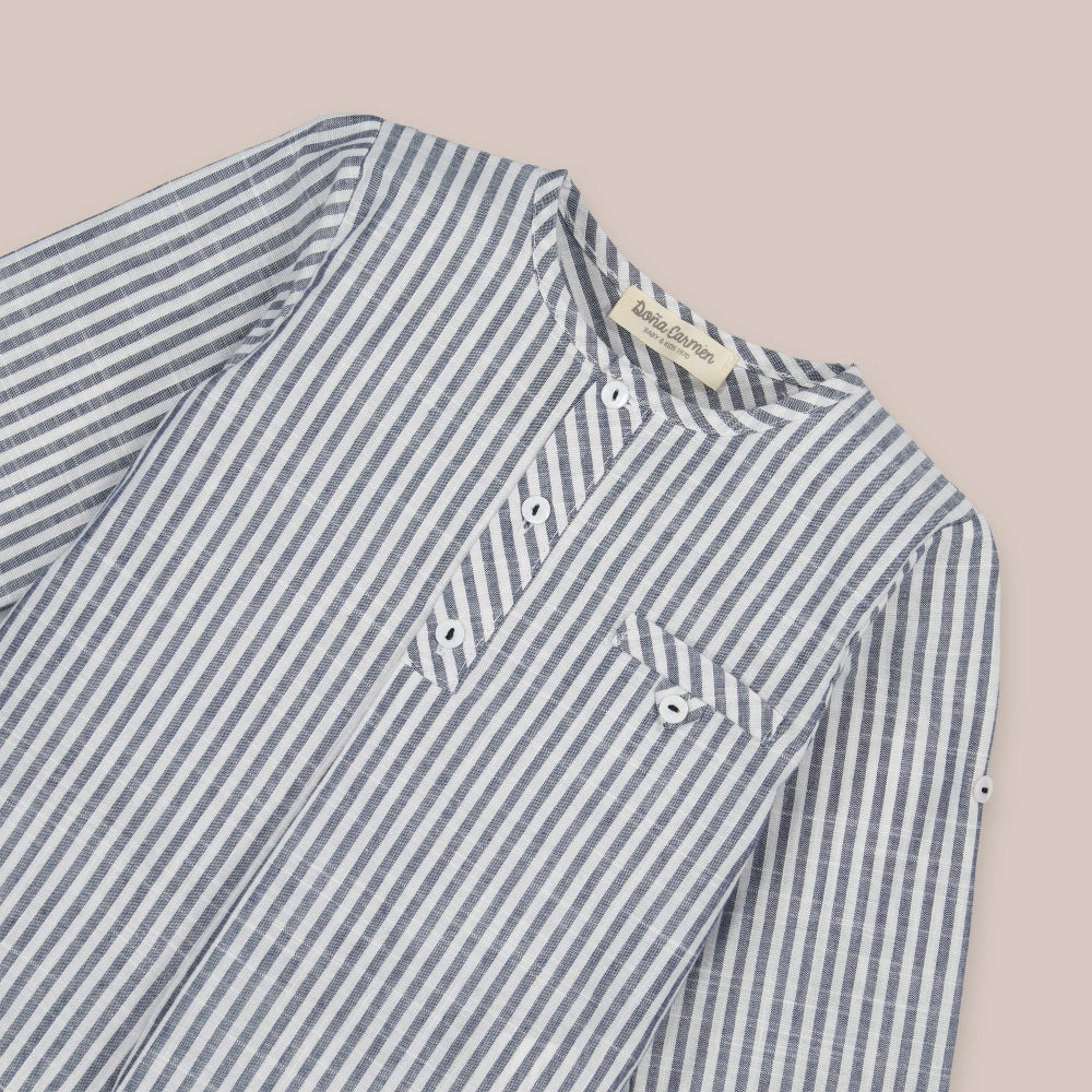 Camicia a maniche lunghe anice