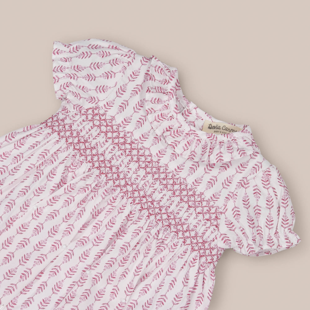 Babykleid Babynestchen Rosa Wacholder