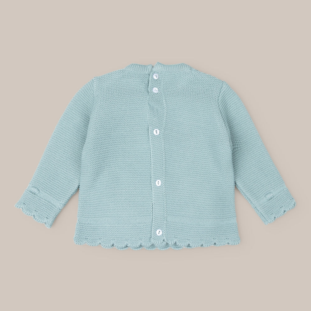 Glatter Babypullover
