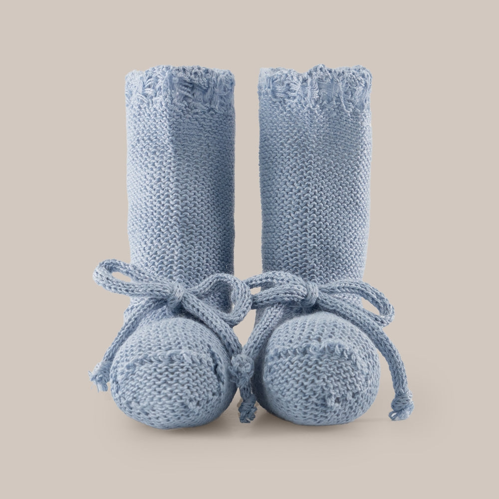 Glatter Perlen-Bootie