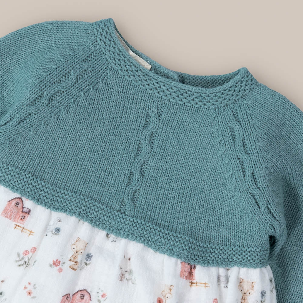 romper romper Baby With Bonnet farm