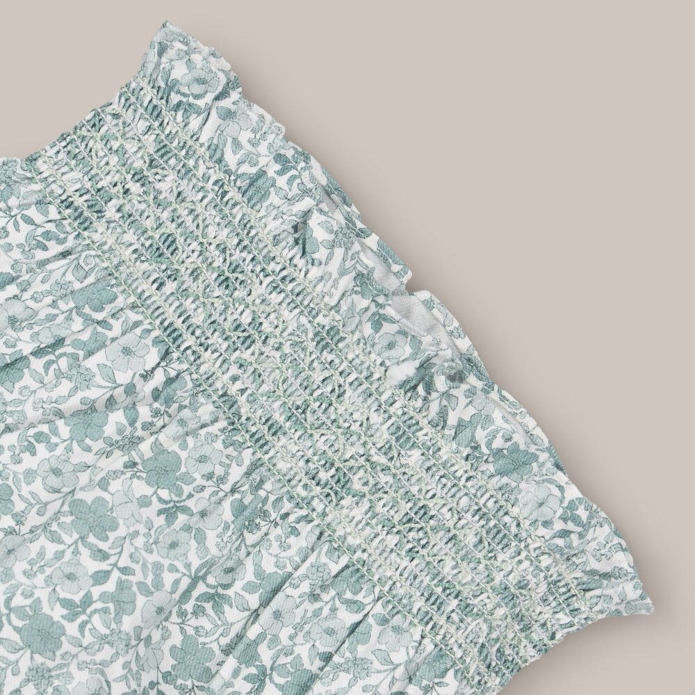 baby bloomer Smock Green tea