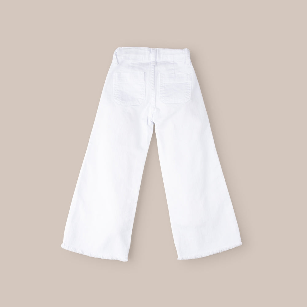 Pantalon Vaquero Niña Ancho