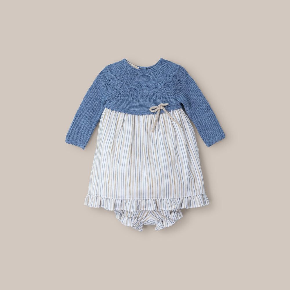Ensemble robe et culotte pour bébé Mil Stripe Baby