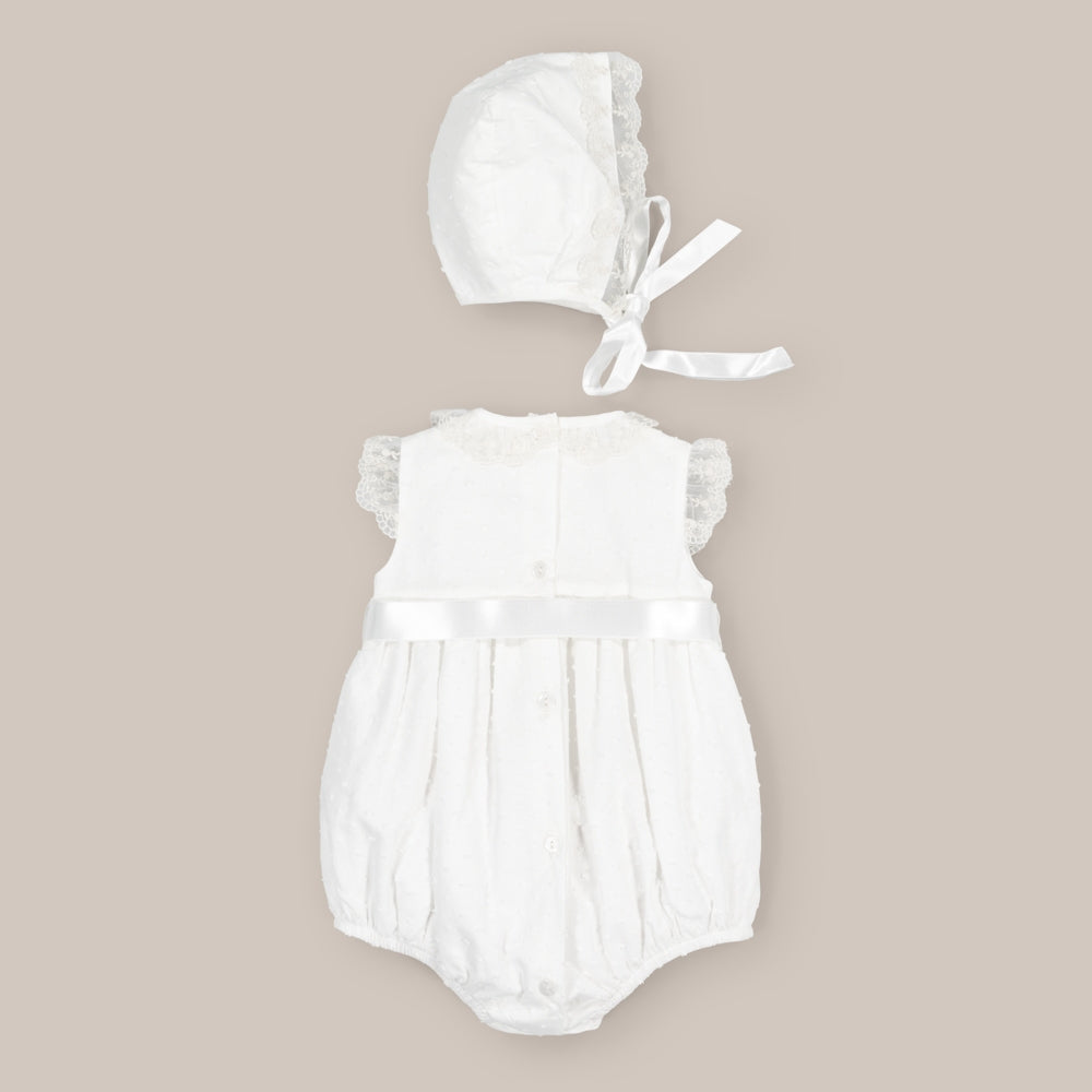 romper Baby Baptism Vira with Capota