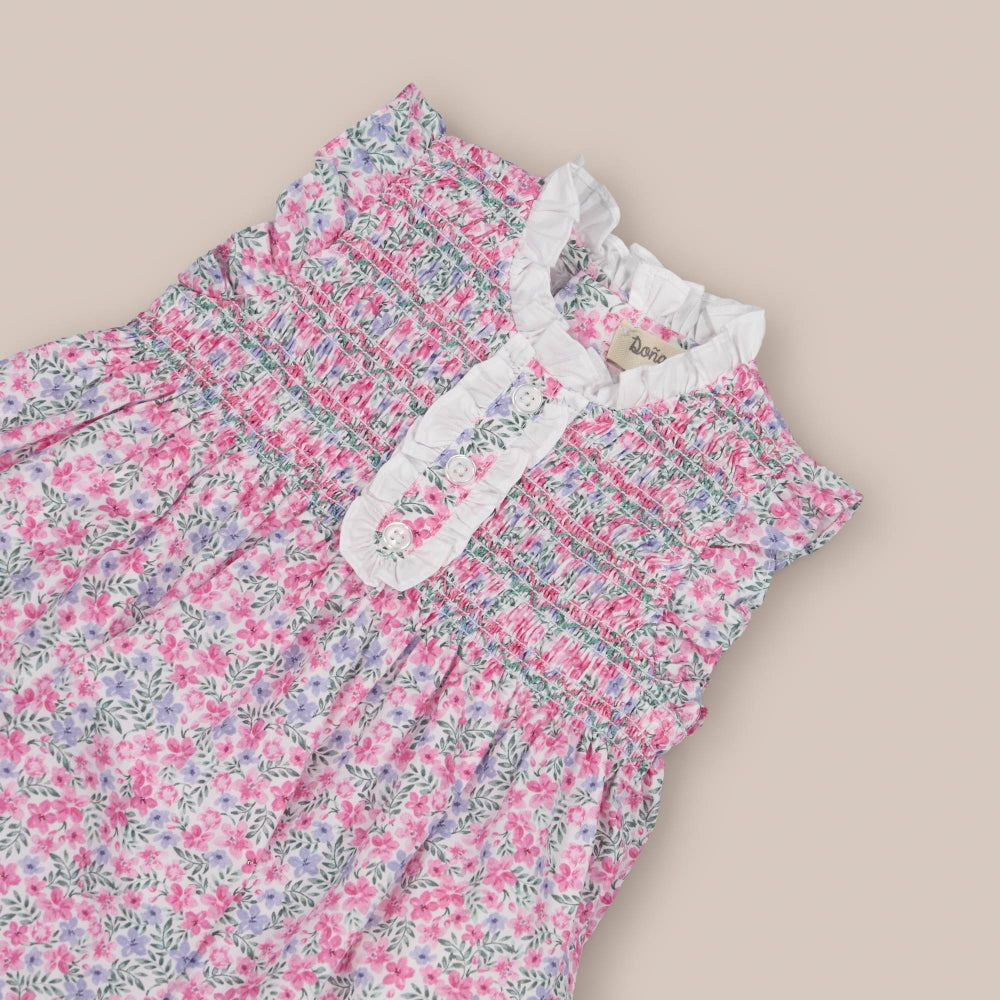 Ensemble robe et culotte pour bébé Nids de Clarkia