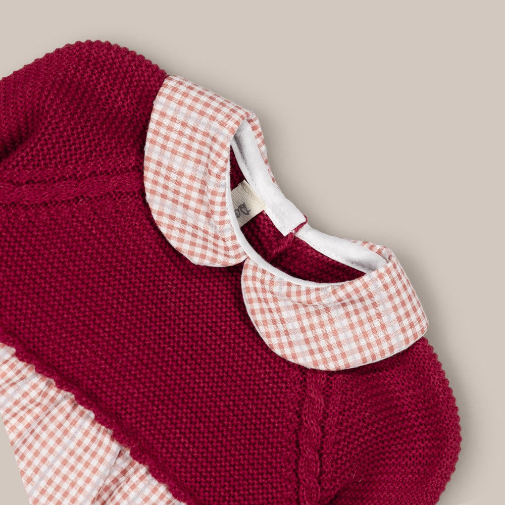 romper with Bonnet Marzipan