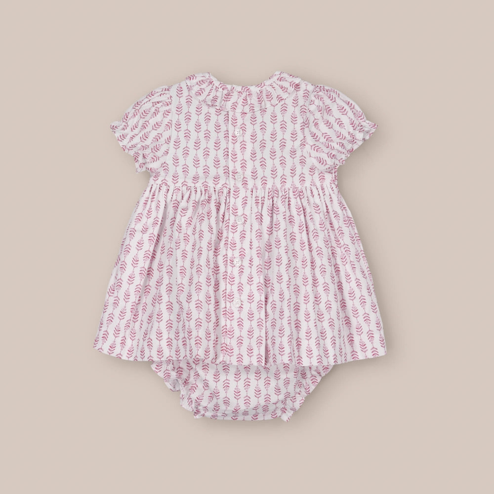 Babykleid Babynestchen Rosa Wacholder