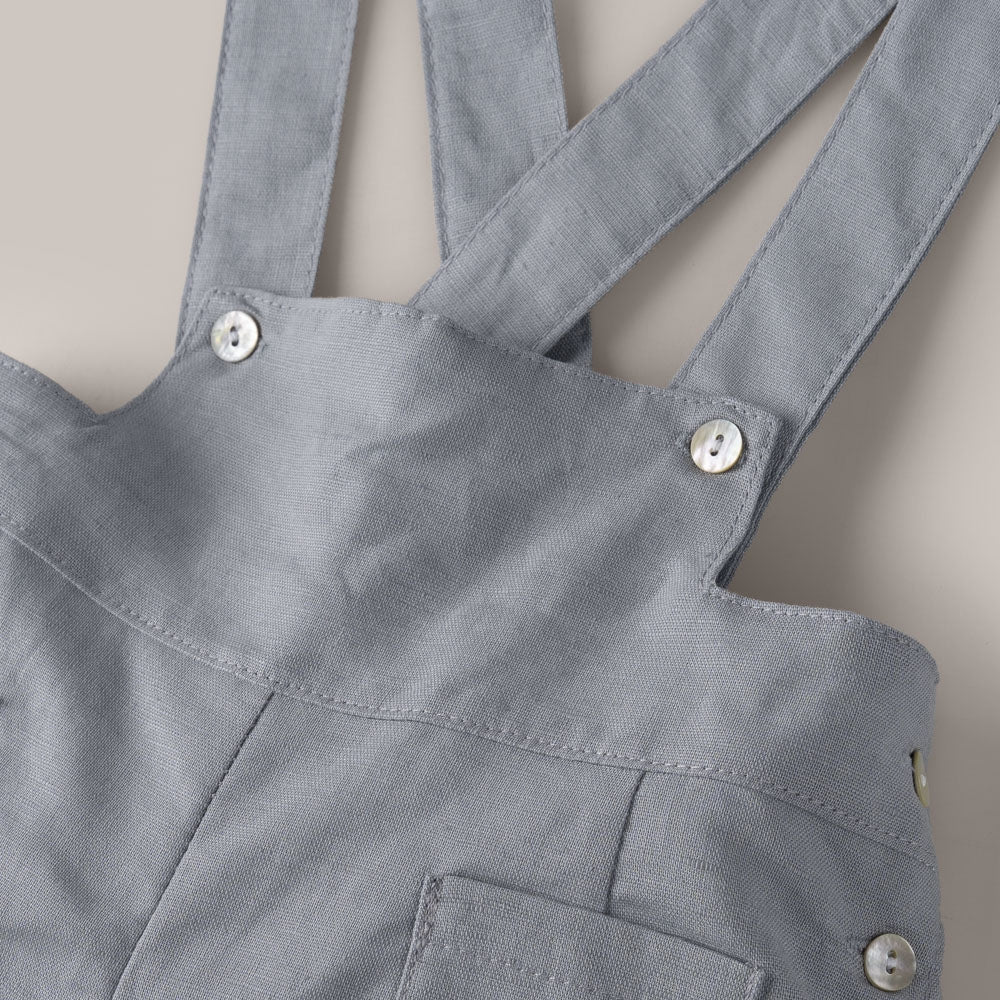 Boys' Trousers with Suspenders and Pockets