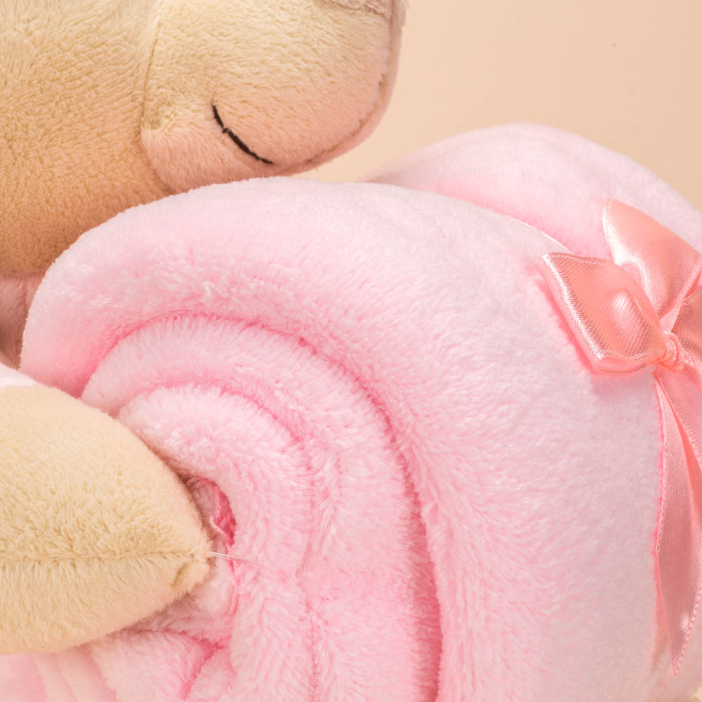 Bear With Baby blanket