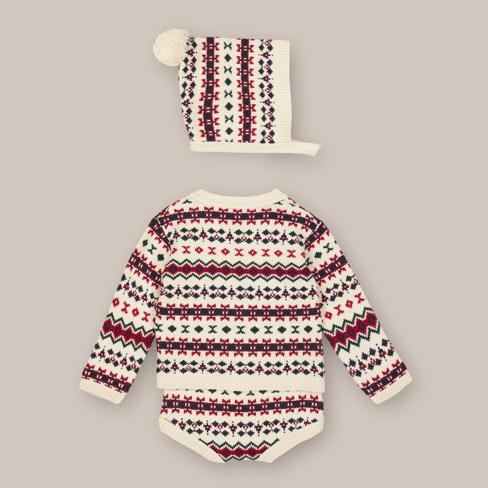 Conjunto Punto Bebé  Greca