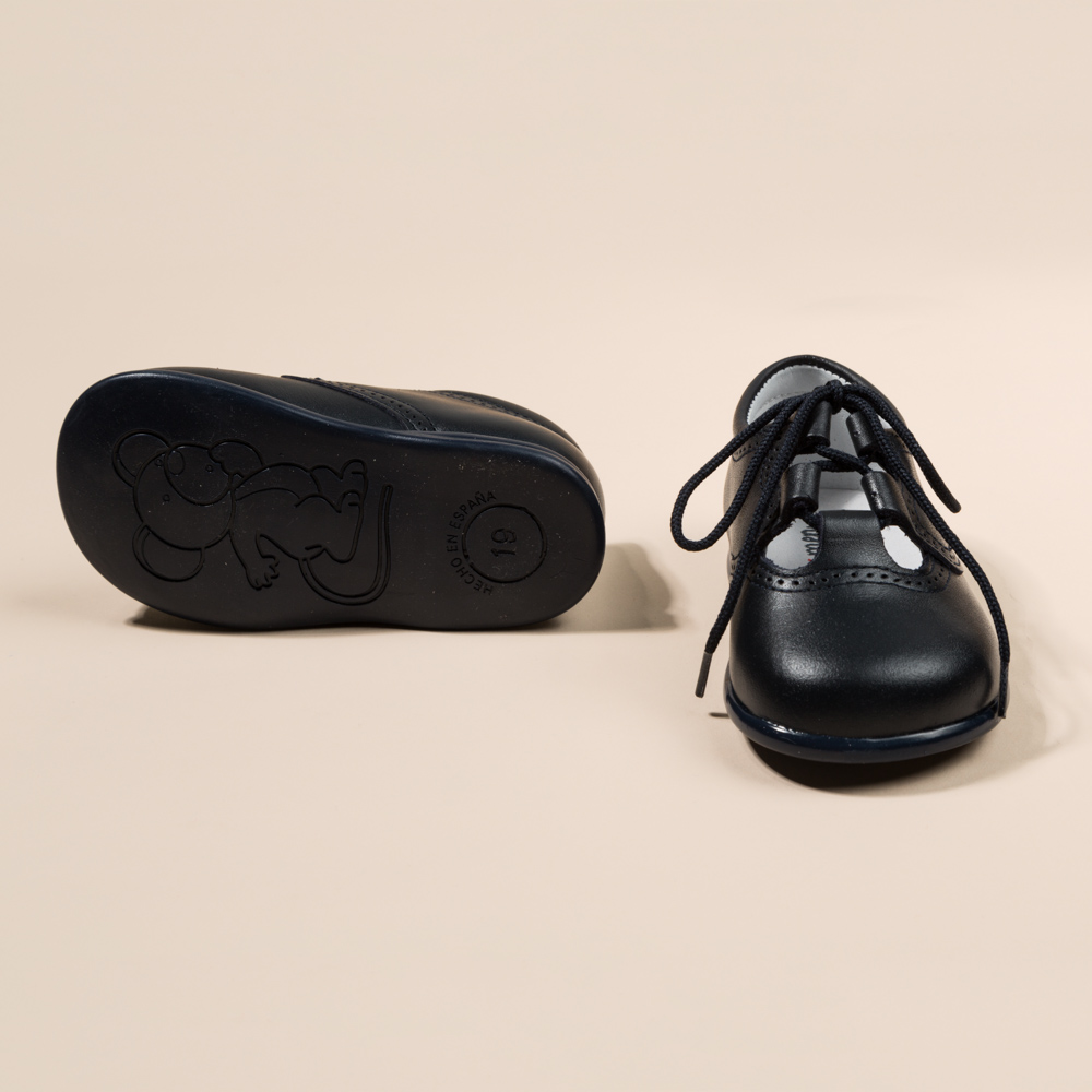 Zapato Inglés Piel Con Suela