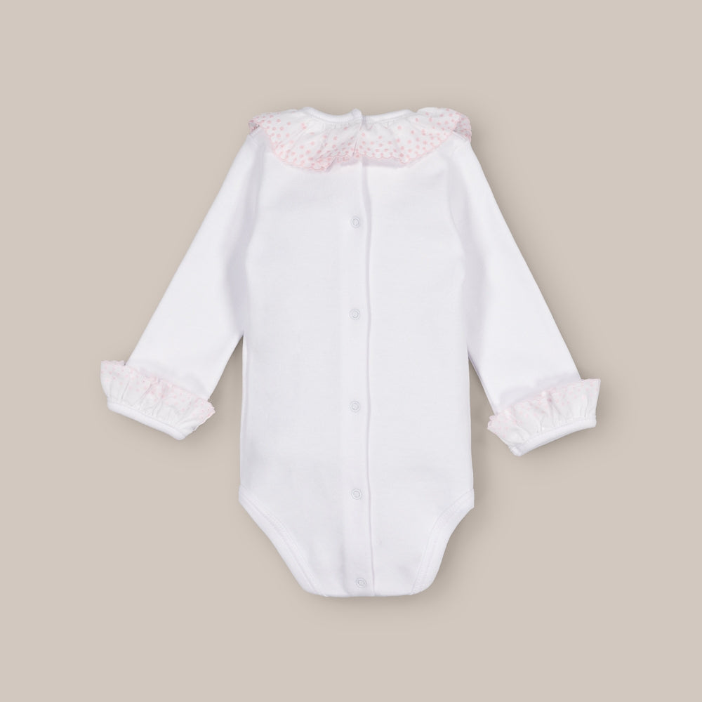 Body Bambini Ricamo manga a maniche lunghe