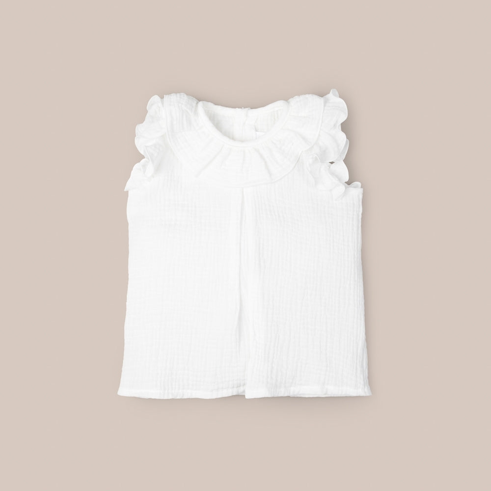 Girl's Puck Ruffle Blouse