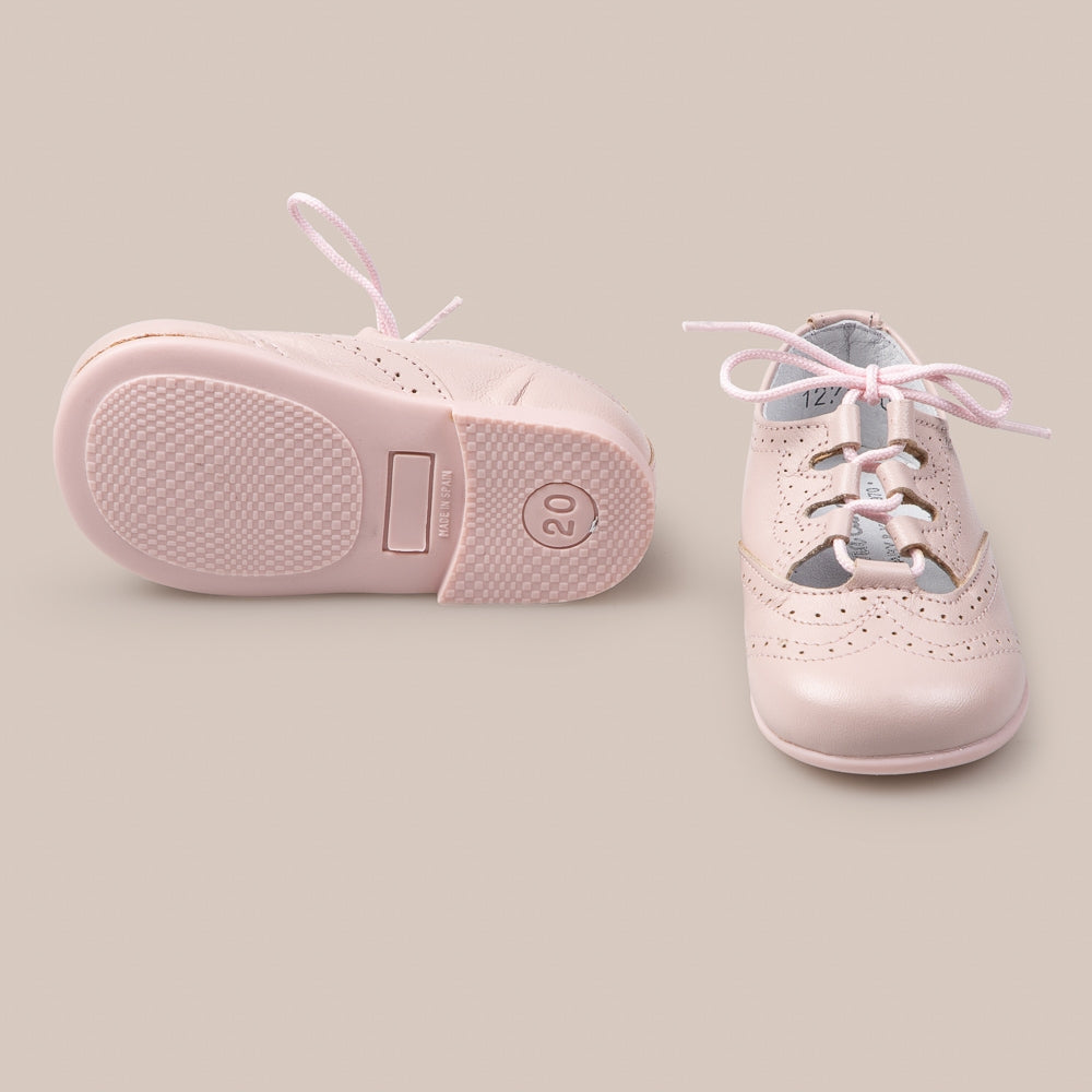Englischer Babyschuh mit Ledersohle