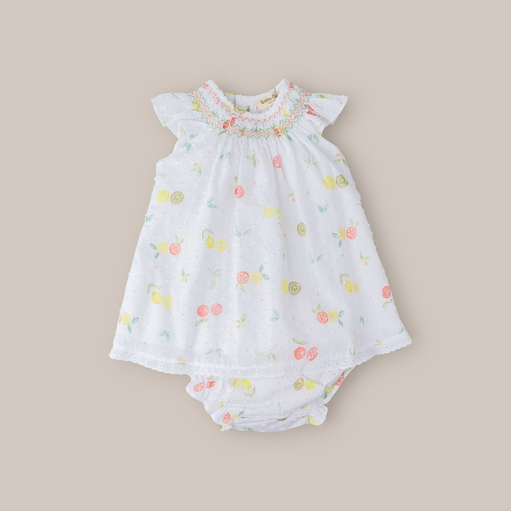 Vestitini con culotte Smock Agrumi