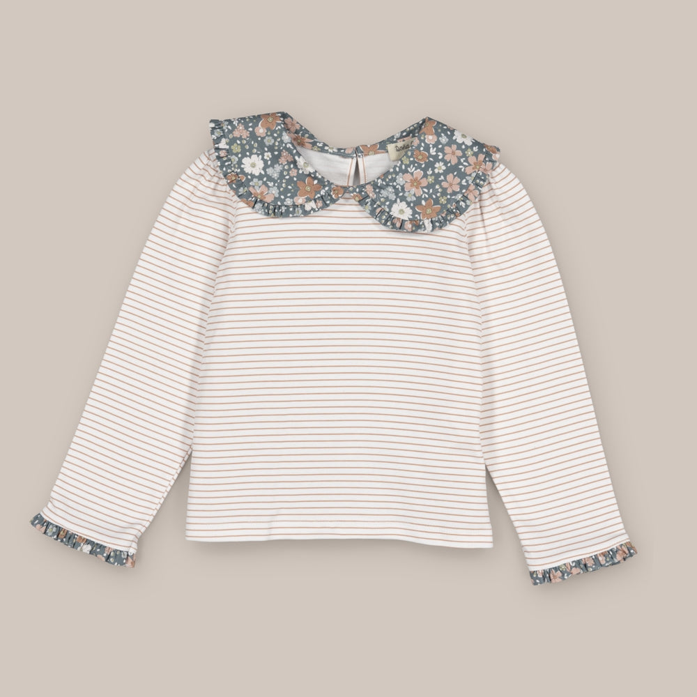 Blusa da garota de algodão Coppelia