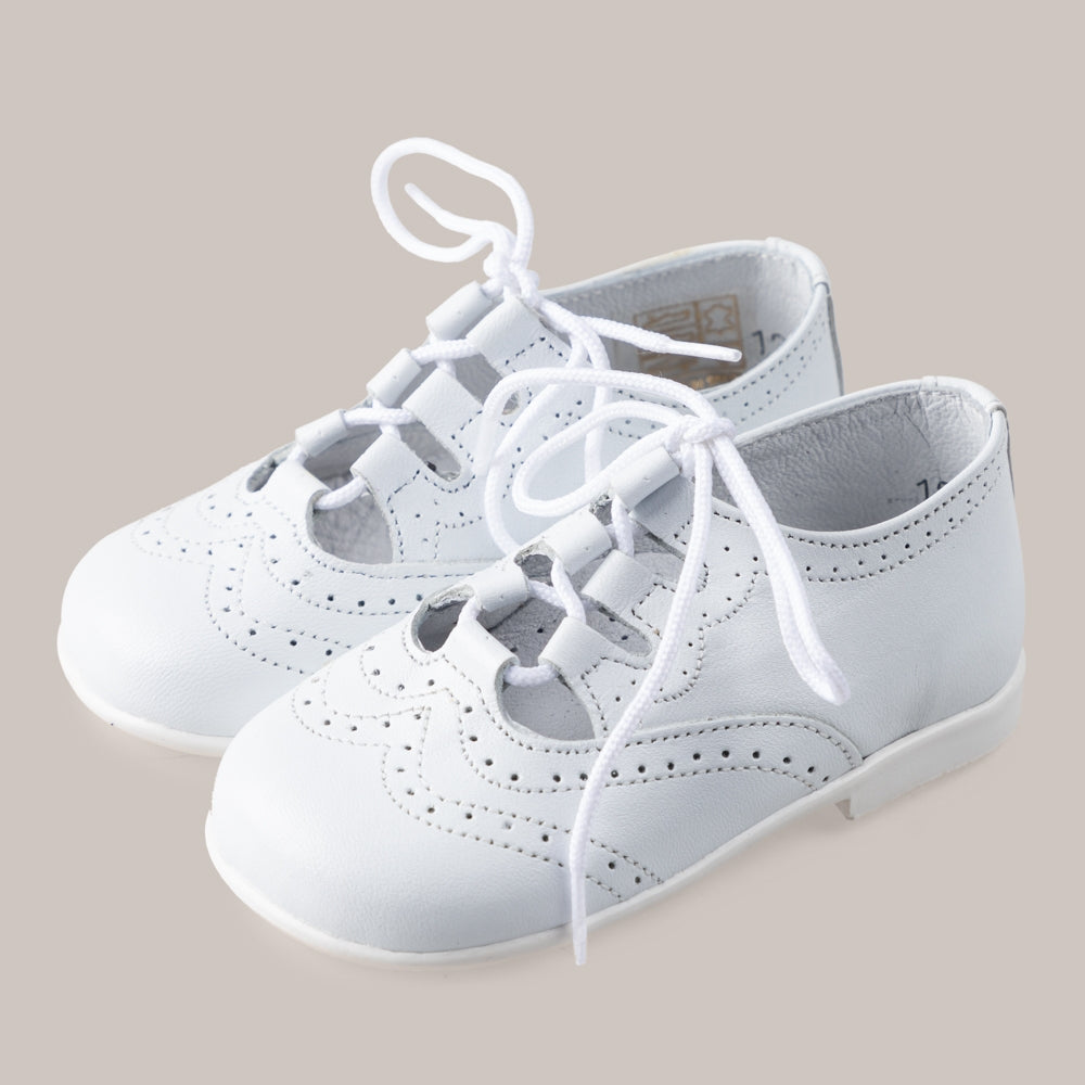 Englischer Babyschuh mit Ledersohle