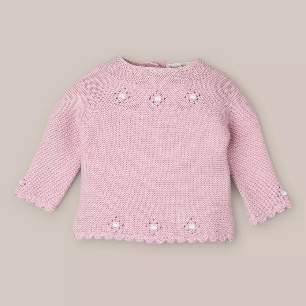 PALE PINK BABY SWEATER SASTRE