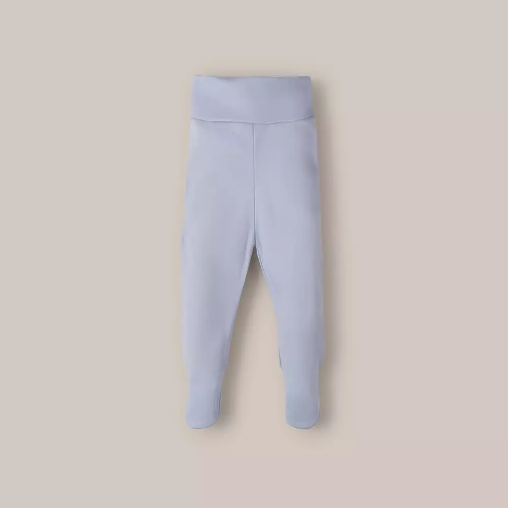 BLUE COTTON FOOTED PANTS MAIO