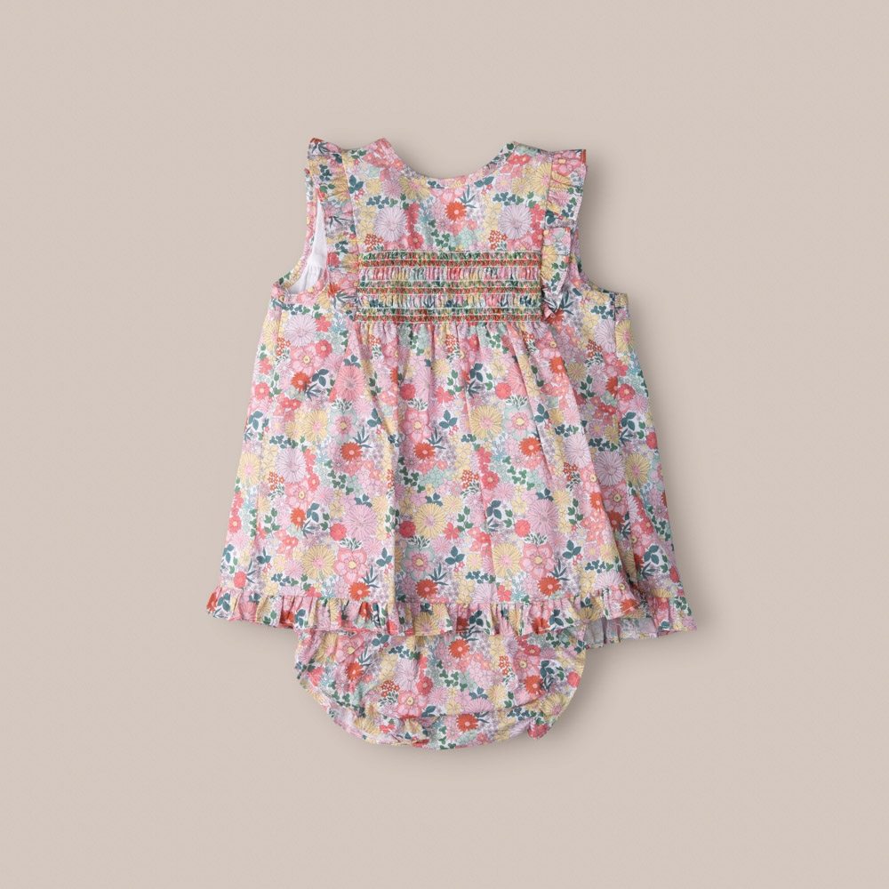 SMOCK DRESS AND BLOOMERS...
