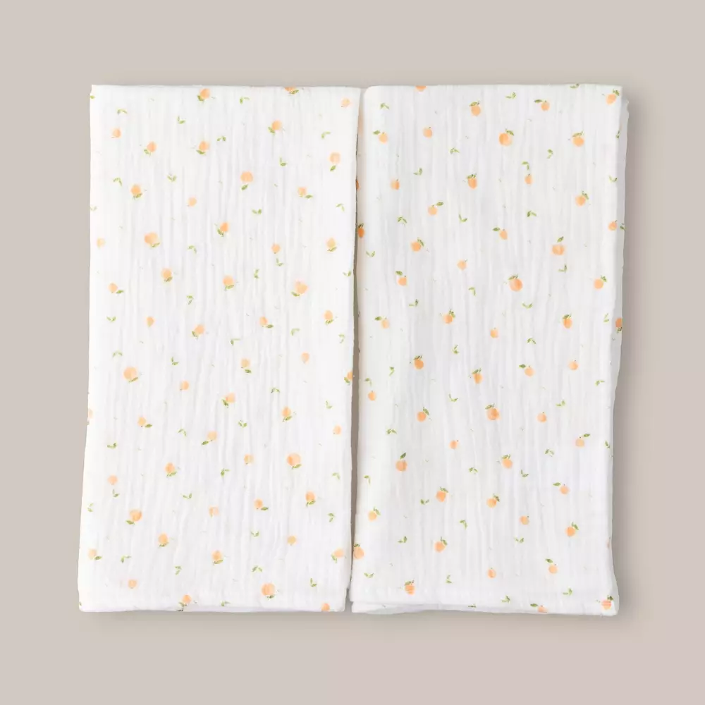 PACK BABY MUSLINS MELOCOTON