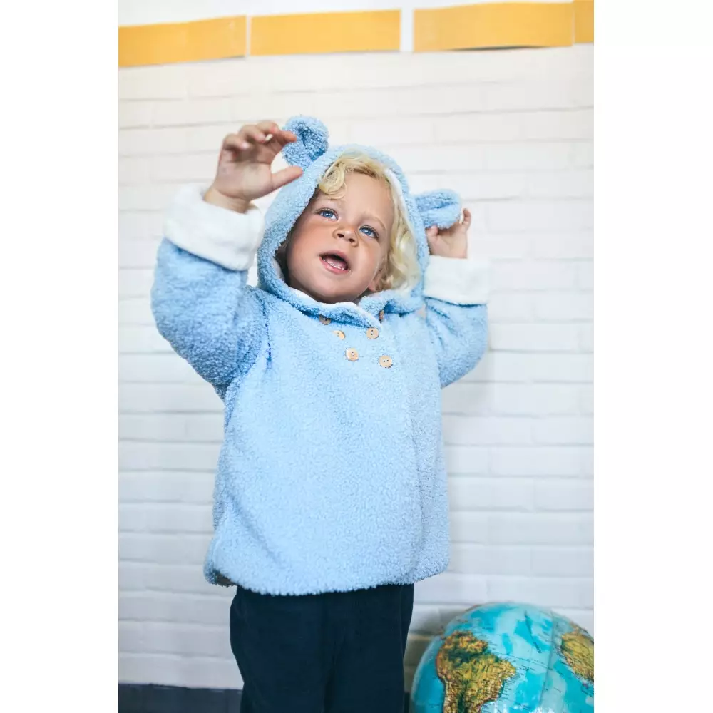 Blue baby coat on sale