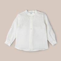 Camisa de garoto de linho