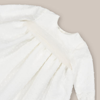 Christening Gown Baptism with Hood Down