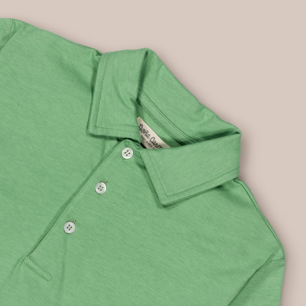 Pólo Menino Algodão de manga curta