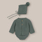 Knit baby Set Moss