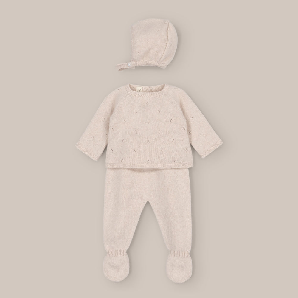 Conjunto Punto  Bebé Cashmere