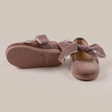 Merceditas Velours Nœud