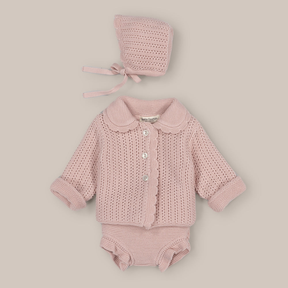Conjunto Bebé Tres Piezas Galleta