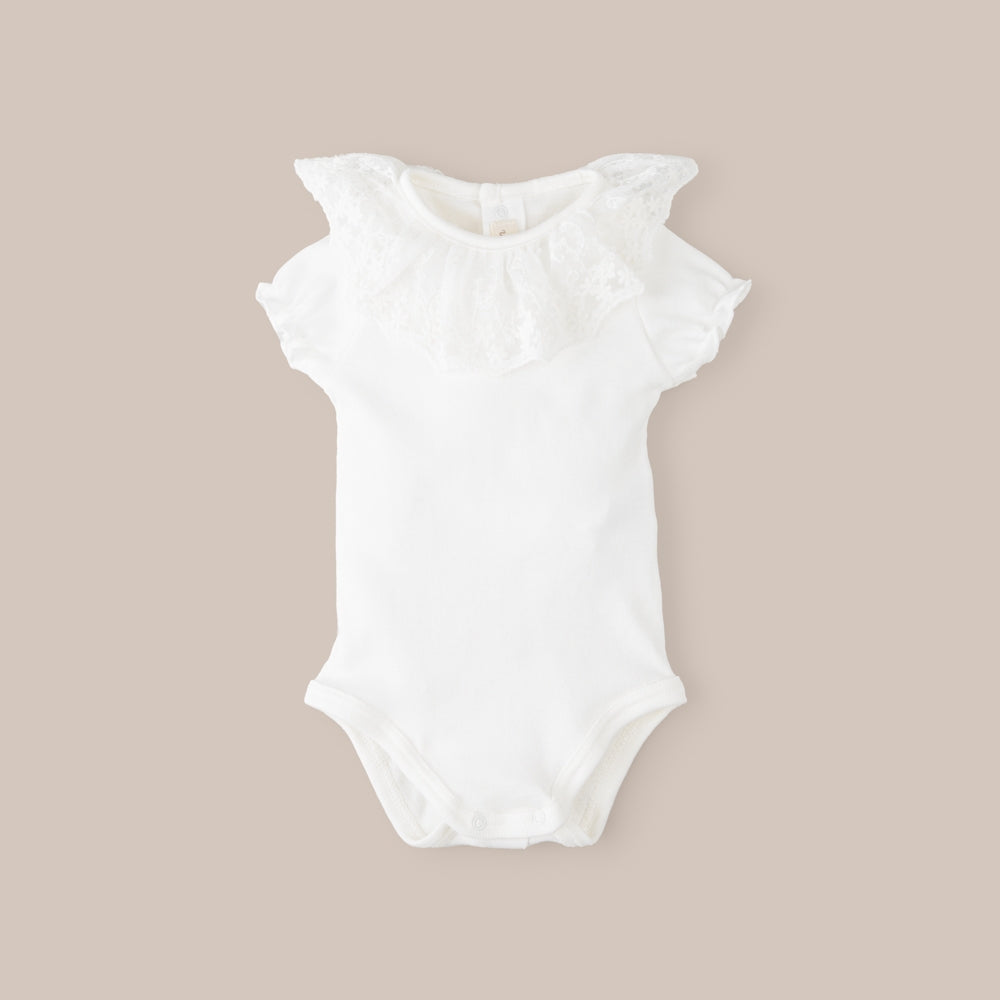 Body Bebe Manga Corta Bautizo