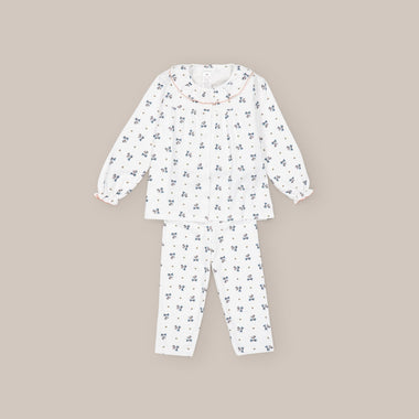 Pijama Algodon 2 Piezas Volante Bellota