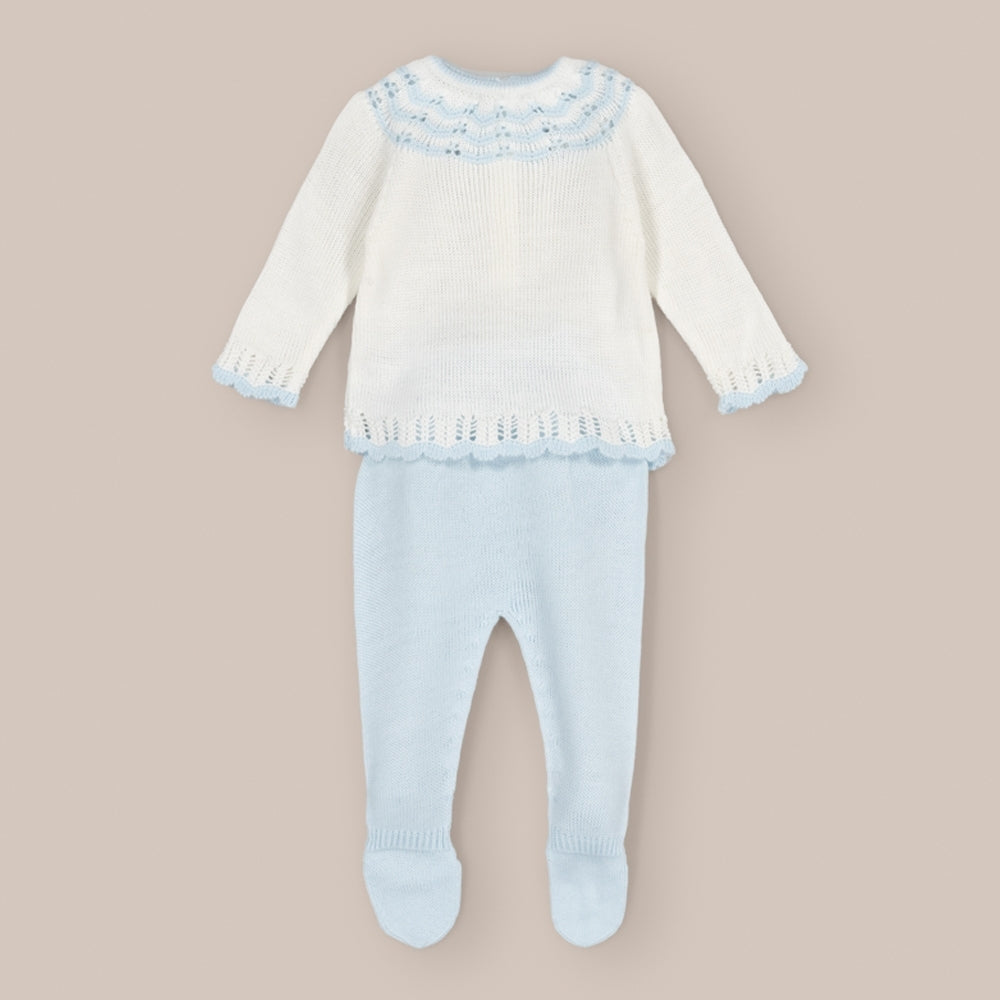 Conjunto Punto Bebé Polaina Ondita