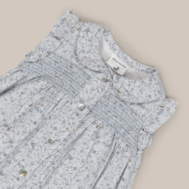 Long Baby Dress Smock Poodle