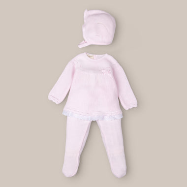 Conjunto De Punto Bebé Rayuela
