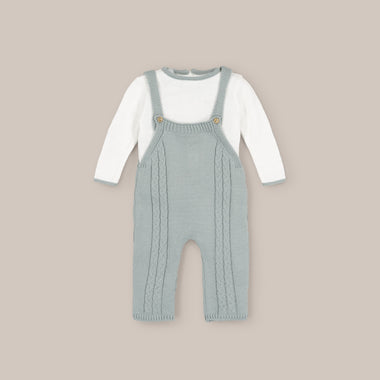 Set knit dungaree PIEMONTE
