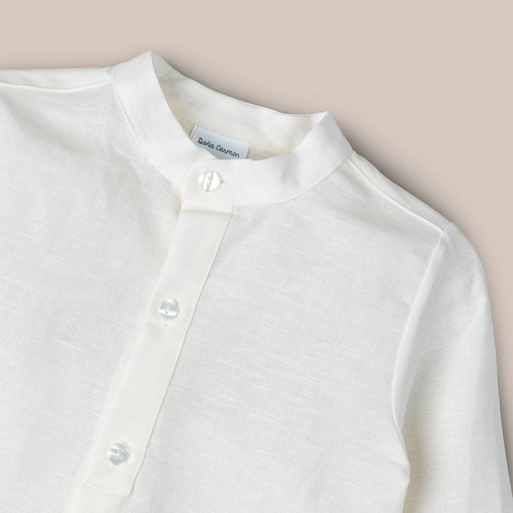 Camicia da ragazzo di lino