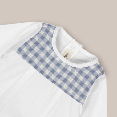 Conjunto Bebé 2 Piezas Vichy Azul