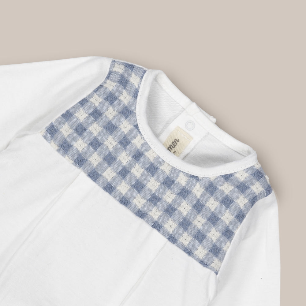 Baby Conjunto 2 peças Vichy Blue