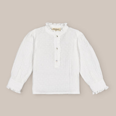 Blusa Niña Volante Plumeti