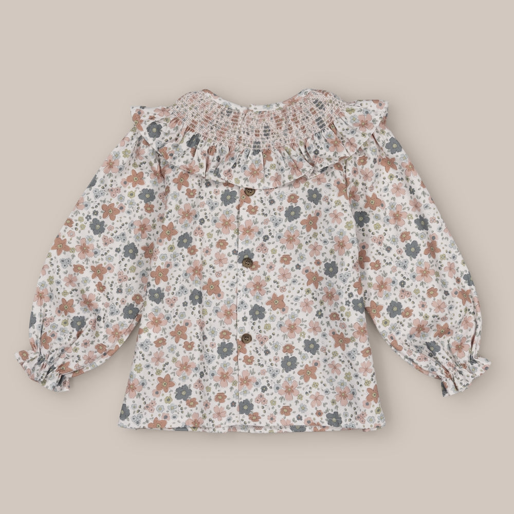 Blusa Niña Cuello Avena