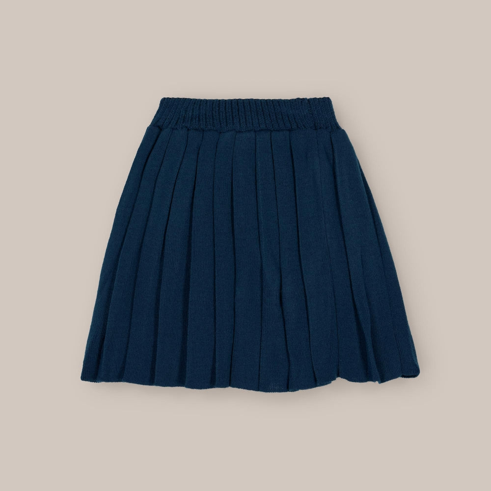 Falda Lana Night Blue