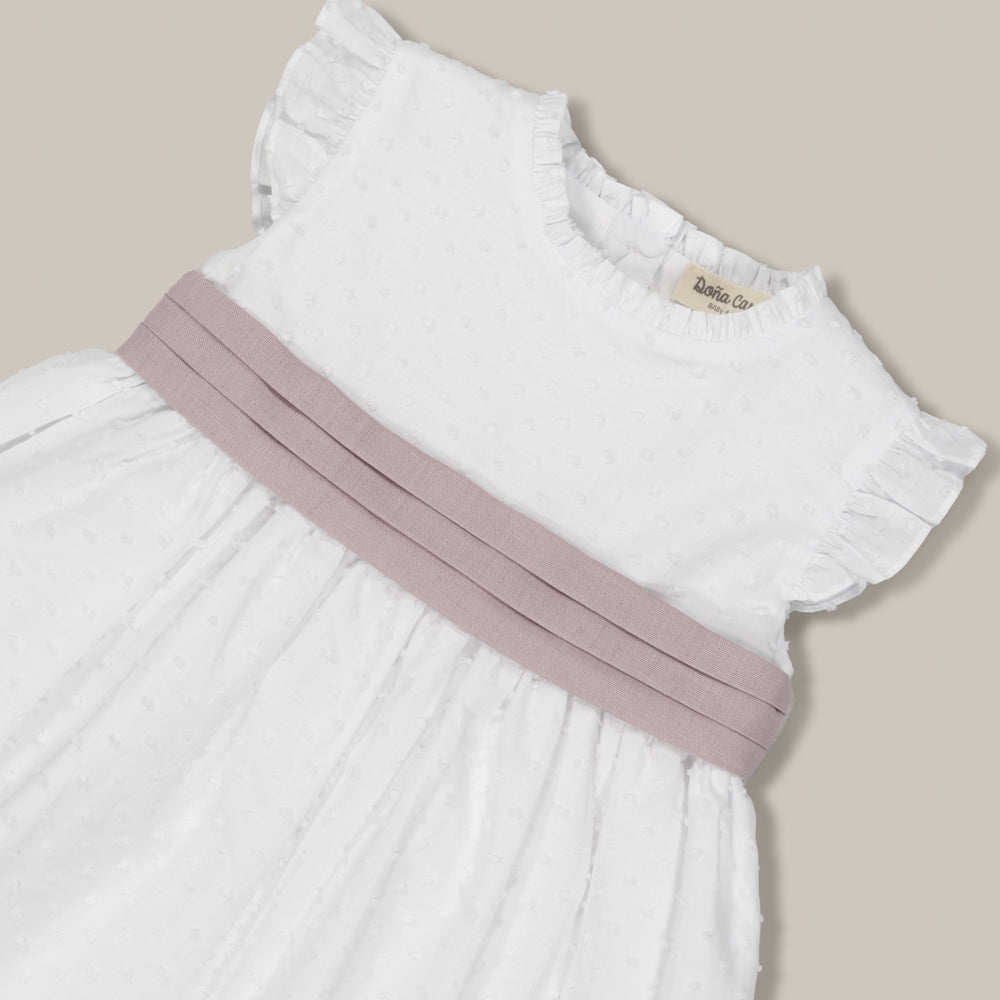 Robe à ceinture pour fille