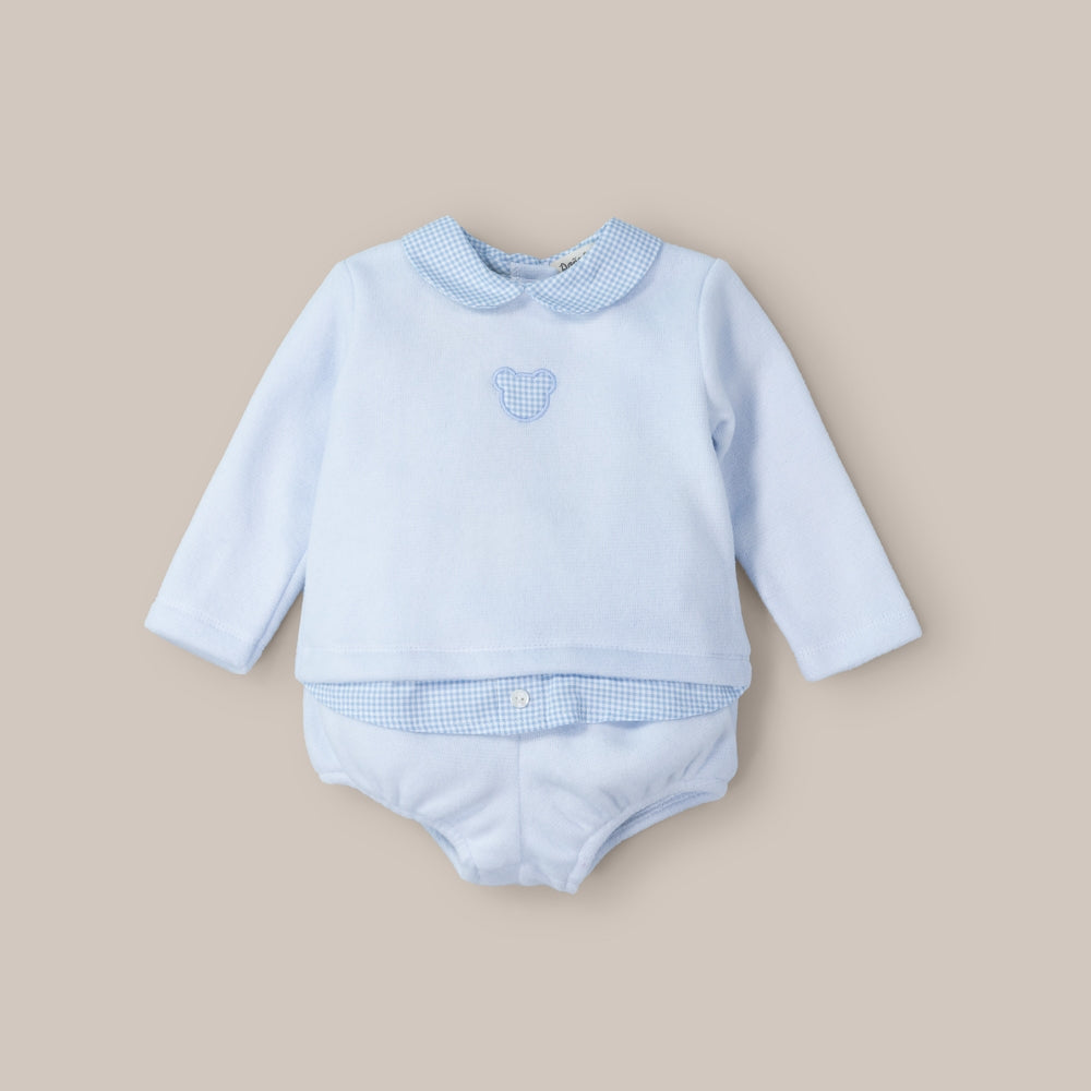 Conjunto Bebé  Teddy Azul