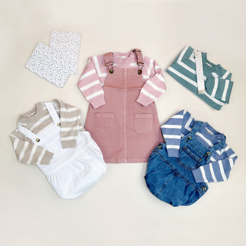 Pichi Niña Bolsillos Denim